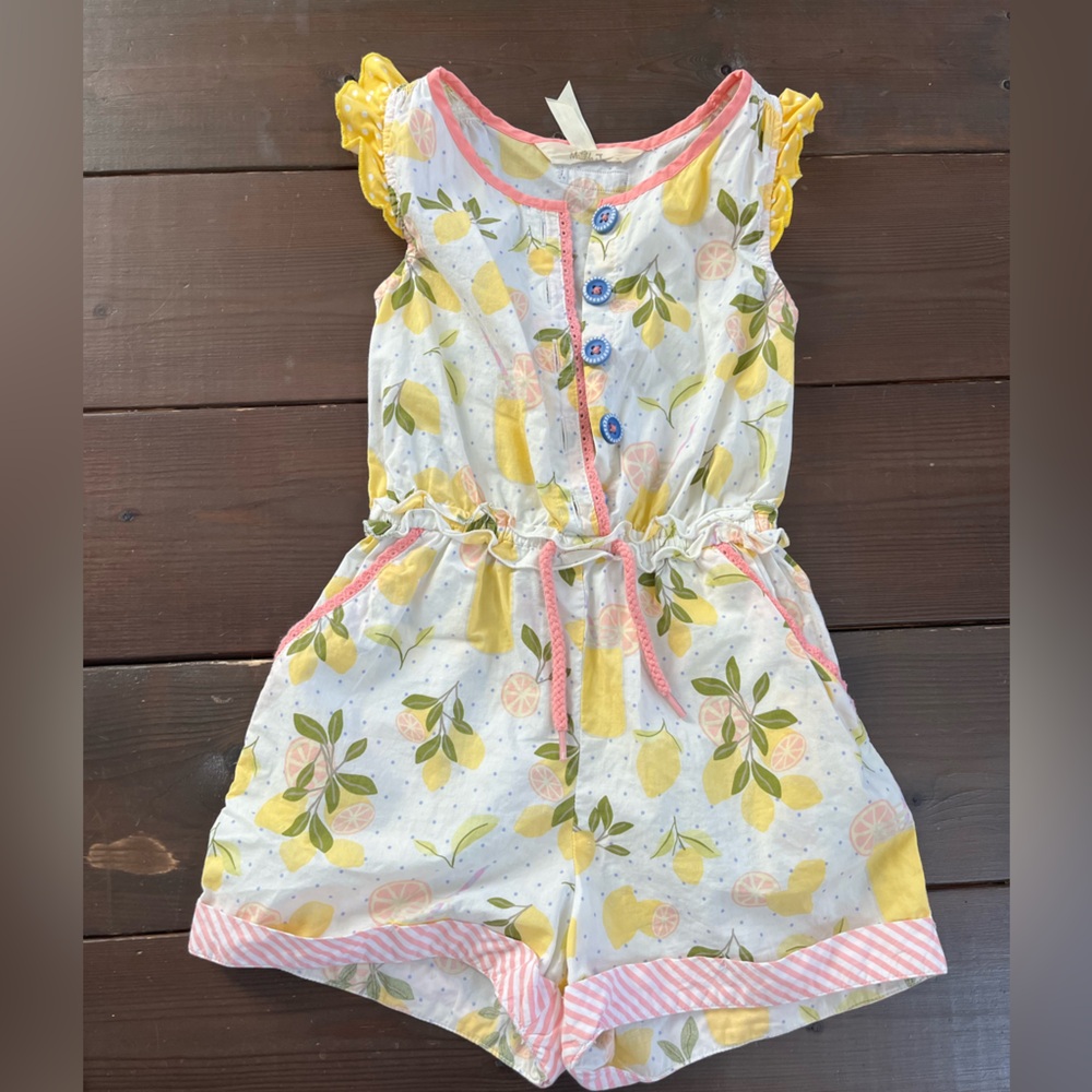 Size 4 Matilda Jane The Adventure Begins Let’s Make Lemonade romper